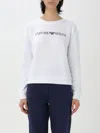 Emporio Armani Official Store Sweatshirts Ohne Kapuze In Weiss