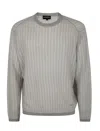 Emporio Armani Men's Lyocell Pullover Sweater