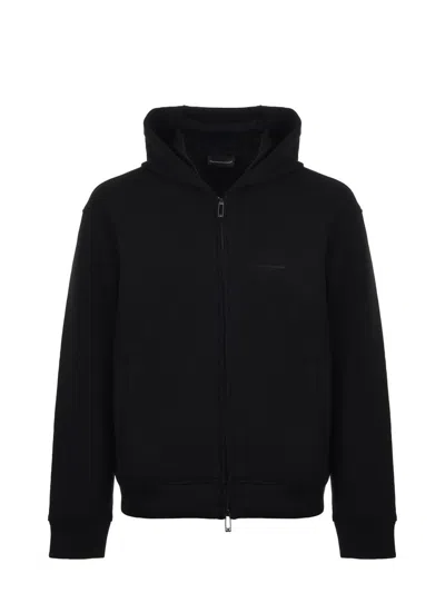 Emporio Armani Sweaters In Black