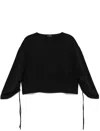 Emporio Armani Soft Scuba-jersey Sweatshirt In Black