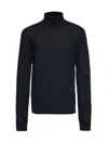 Emporio Armani Mock Pullover In Blue