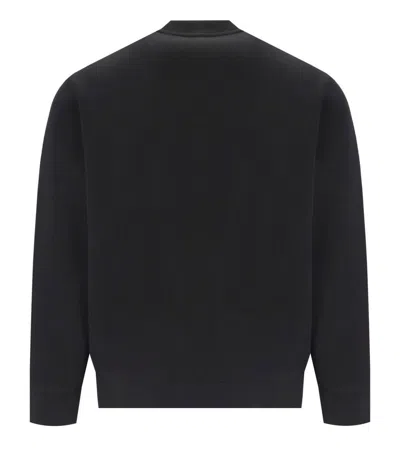Emporio Armani Sweaters In Drawing Black