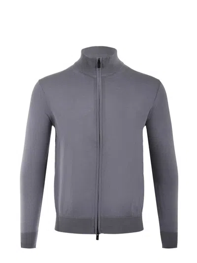 Emporio Armani Sweaters In Gray