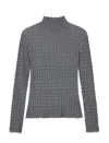 Emporio Armani Turtle-neck Sweater In Gray