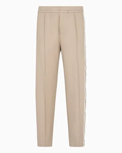 Emporio Armani Sweatpants In Beige
