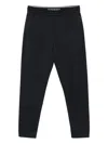 Emporio Armani Relaxed Fit Trousers Featuring Pockets In Black