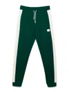 Emporio Armani Color-block Track Pants In Green