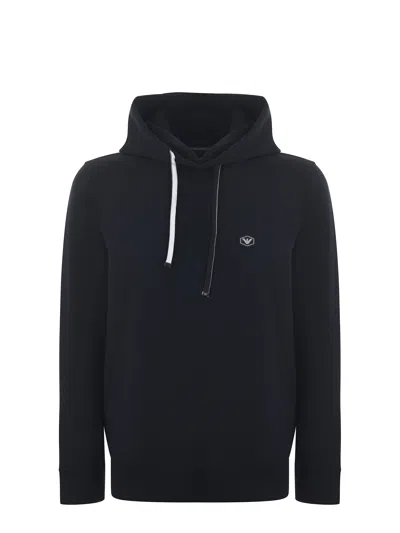 Emporio Armani Sweatshirt In Blue