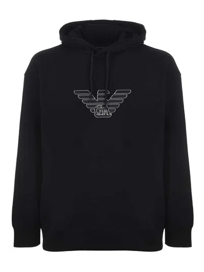 Emporio Armani Sweatshirt In Black