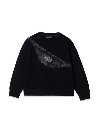 Emporio Armani Kids' Sweatshirt In Blue