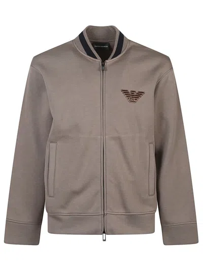 Emporio Armani Sweatshirt In Brown