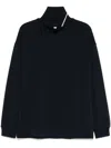 Emporio Armani Logo-print Sweater In Black