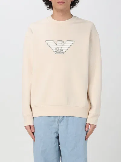 EMPORIO ARMANI SWEATSHIRT EMPORIO ARMANI MEN COLOR BEIGE,G55042022