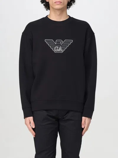 EMPORIO ARMANI SWEATSHIRT EMPORIO ARMANI MEN COLOR BLACK,G55042002