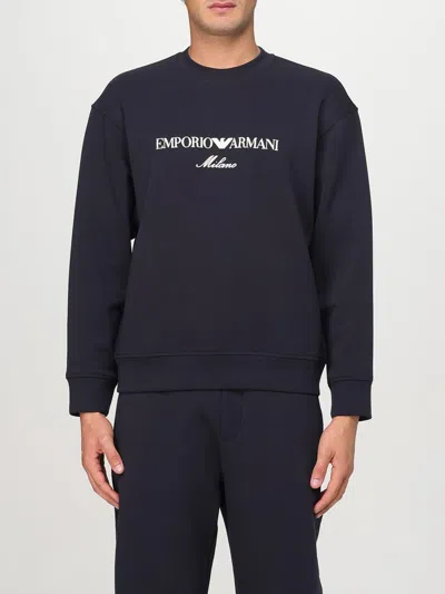 EMPORIO ARMANI SWEATSHIRT EMPORIO ARMANI MEN COLOR BLUE,G55042009