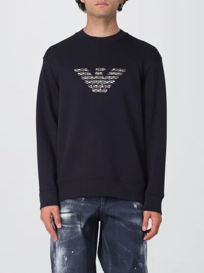 EMPORIO ARMANI SWEATSHIRT EMPORIO ARMANI MEN COLOR BLUE,434891009