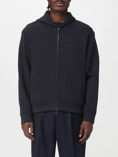 Emporio Armani Sweatshirt In Blue