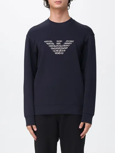 Emporio Armani Sweatshirt  Men Color Blue