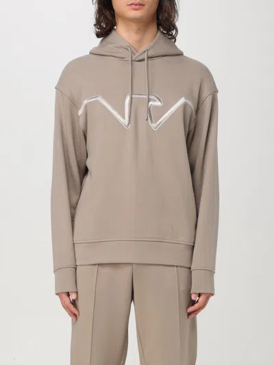 Emporio Armani Sweatshirt  Men Color Dove Grey In Taubengrau