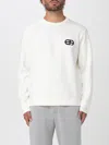 Emporio Armani Logo Cotton Sweatshirt In White