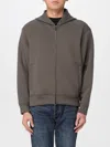 Emporio Armani Sweatshirt  Men Color Military In Brown