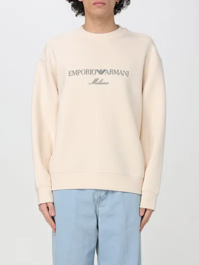 EMPORIO ARMANI SWEATSHIRT EMPORIO ARMANI MEN COLOR SAND,G55042054