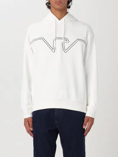 Emporio Armani Sweatshirt  Men Color White In Weiss