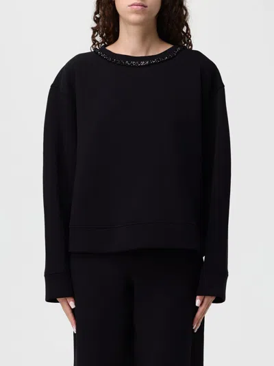 EMPORIO ARMANI SWEATSHIRT EMPORIO ARMANI WOMAN COLOR BLACK,H47117002
