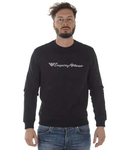 Emporio Armani Sweatshirt Hoodie In Black