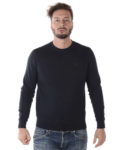 Emporio Armani Sweatshirt Hoodie In Blue