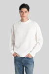 Emporio Armani Sweatshirt In White Polyester In White
