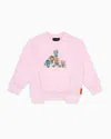 Emporio Armani Kids' Sweatshirts Without Hood In Pink