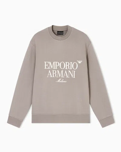 Emporio Armani Logo-embroidered Sweatshirt In Multi