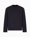 Emporio Armani Sweatshirts Without Hood In Navy Blue
