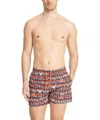 Emporio Armani Logo-print Shell Swim Shorts In Blue