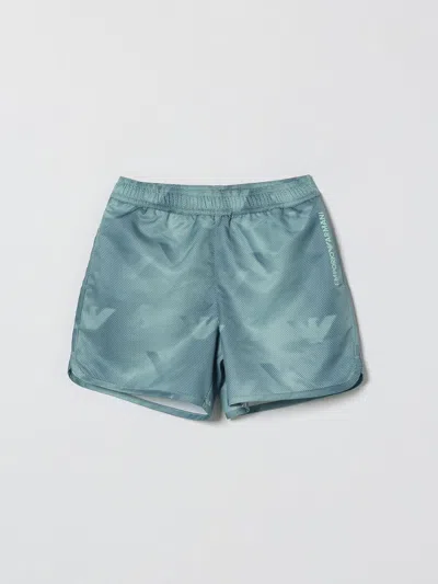 Emporio Armani Swimsuit  Kids Color Gnawed Blue