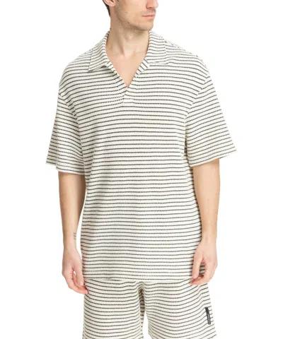 Emporio Armani Swimwear Polo Shirt In White