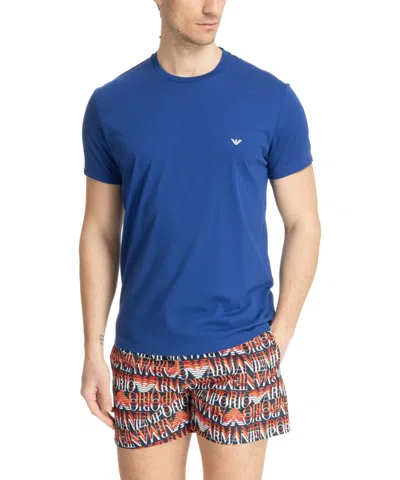 Emporio Armani Swimwear T-shirt In Blue