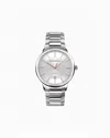 Emporio Armani Swiss Made Automatic Stainless Steel Watch In Multicoloured