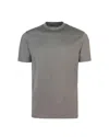 Emporio Armani T-shirt Beige Con Micro Aquila A Tono Sul Petto In U6200