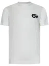 Emporio Armani Logo-embroidered T-shirt In White