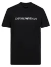 Emporio Armani T-shirt In Navy Blue