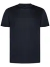 Emporio Armani Logo Patch Crewneck T-shirt In Blue