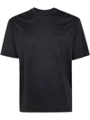 Emporio Armani Logo-embroidered Crewneck T-shirt In Blue