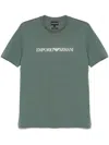 Emporio Armani Men's Cotton T-shirt In Green