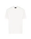 Emporio Armani White Logo Embroidery T-shirt