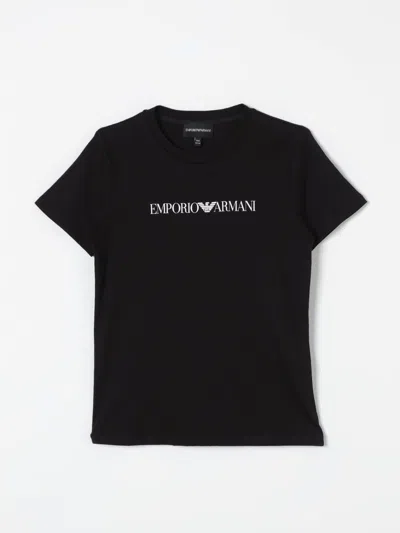 Emporio Armani Kids' T-shirt  Kinder Farbe Schwarz