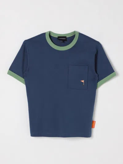 Emporio Armani T-shirt  Kids Color Blue