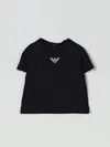 Emporio Armani Babies' T-shirt  Kids Color Blue In Black
