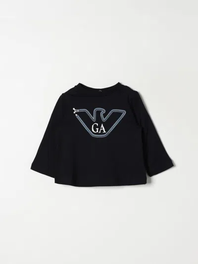 Emporio Armani Babies' T-shirt  Kids Color Blue